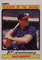 1990 Fleer #623 Dale Murphy Baseball Card