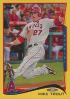 2014 Topps #1 Mike Trout Yellow Baseball Card