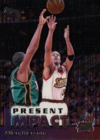1999 Topps Impact #I9 Allen Iverson Basketball Card