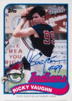2014 Topps Archives Major League #MLARV Charlie Sheen As Ricky Vaughn Autograph Baseball Card
