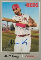2019 Topps Heritage Real One Autographs #MK Matt Kemp Baseball Card