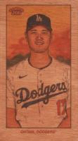 2024 Topps 206 # Shohei Ohtani Wood Stock Baseball Card