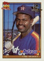 1991 Topps Desert Shield #119 Carl Nichols Baseball Card