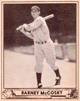 1940 Play Ball #201 Barney McCosky Baseball Card