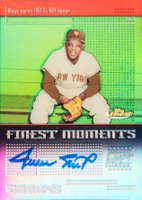 2004 Finest Moments Autographs #FMAWM Willie Mays Baseball Card