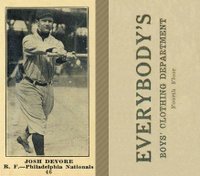 1916 Everybody's #46 Josh Devore Baseball Card