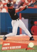 2000 Stadium Club #71 Rickey Henderson Baseball Card