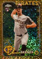 2024 Topps Chrome Update #USC88 Paul Skenes Gold Mini Diamond Refractor Baseball Card