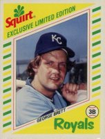 1982 Squirt #3 George Brett Baseball Card