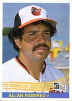 1984 Donruss #332 Allan Ramirez Baseball Card