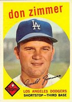 1959 Topps #287 Don Zimmer Baseball Card