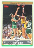 2006 Topps #33 Larry Bird Hook Shot Over Kareem Basketball Card