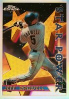 1996 Topps Chrome #4 Jeff Bagwell Refractor Baseball Card