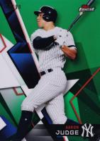 2018 Finest  #1 Aaron Judge Green Refractor Baseball Card