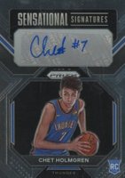2022 Panini Prizm Sensational Signatures #SSCH Chet Holmgren Basketball Card