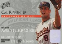 1995 Studio #8 Cal Ripken Jr. Baseball Card