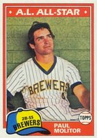 1981 Topps #300 Paul Molitor Baseball Card