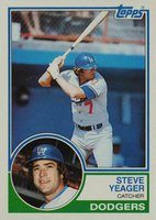 1983 Topps #555 Steve Yeager Baseball Card
