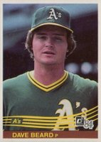 1984 Donruss #218 Dave Beard Baseball Card