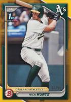 2024 Bowman Draft #BD56 Nick Kurtz Gold Baseball Card