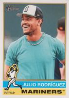 2025 Topps Heritage #369 Julio Rodriguez Image Variation Baseball Card
