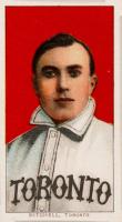 1909 White Borders Sovereign #338 Fred Mitchell Toronto Baseball Card
