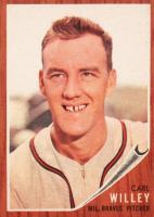 1962 Topps #174n Carl Willey No Cap Baseball Card