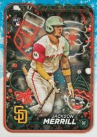 2024 Topps Holiday #H160 Jackson Merrill Baseball Card