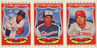 1973 Kellogg's # Fergie Jenkins/Phil Niekro/Gary Nolan Panel Baseball Card