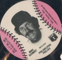 1976 Wiffle Ball Discs Hand Cut # Mike Schmidt Baseball Card