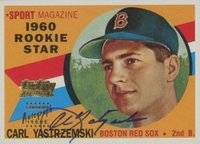 2001 Topps Team Topps Legends Autograph #TT8R Carl Yastrzemski Baseball Card