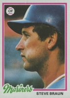 1978 Topps #422 Steve Braun Baseball Card