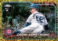 2024 Topps Chrome Update #USC158 Pete Crow-Armstrong SP-Gold Speckle Baseball Card