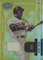 2003 Leaf Certified Materials #161 Barry Bonds Mirror Gold-Material Baseball Card