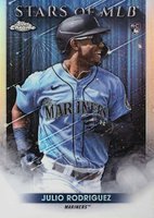 2022 Topps Stars of MLB #SMLBC87 Julio Rodriguez Update-Chrome Baseball Card