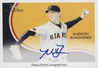 2010 Topps National Chicle Autographs #NCAMB Madison Bumgarner Bazooka Back Baseball Card