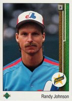 1989 Upper Deck #25 Randy Johnson Star Rookie Baseball Card