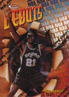 1997 Finest #101 Tim Duncan Refractor w/Coating Basketball Card