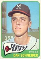 1965 Topps #366 Dan Schneider Baseball Card