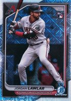 2024 Bowman Chrome Mega Box #55 Jordan Lawlar Baseball Card