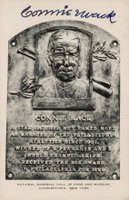 1999 Hall of Fame Autographs # Connie Mack Artvue Hall of Fame Plaque Baseball Card