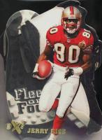 1997 Skybox E-X2000 Fleet of Foot #8 Jerry Rice Football Card
