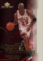 2003 Upper Deck MVP A Tribute to Greatness #MJ7 Michael Jordan Basketball Card
