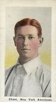 1910 Sporting Life # Hal Chase Pastel Background Baseball Card