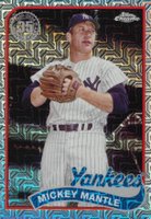 2024 Topps Silver Pack 1989 Chrome Promo #43 Mickey Mantle Series 2 Baseball Card