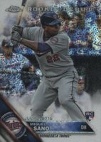 2016 Topps Chrome Update #HMT4 Miguel Sano Baseball Card