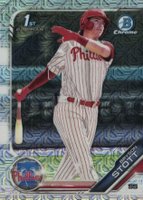 2019 Bowman Draft #BDC79 Bryson Stott Chrome-Asia Refractor Baseball Card