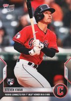 2022 Topps Now #129 Steven Kwan Baseball Card