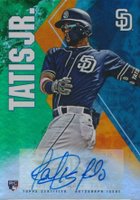 2019 Topps Fire Autograph #FA-FTJ Fernando Tatis Jr. Green Baseball Card