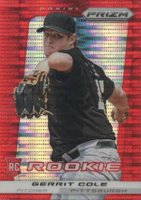 2013 Panini Prizm #239 Gerrit Cole Red Pulsar Baseball Card